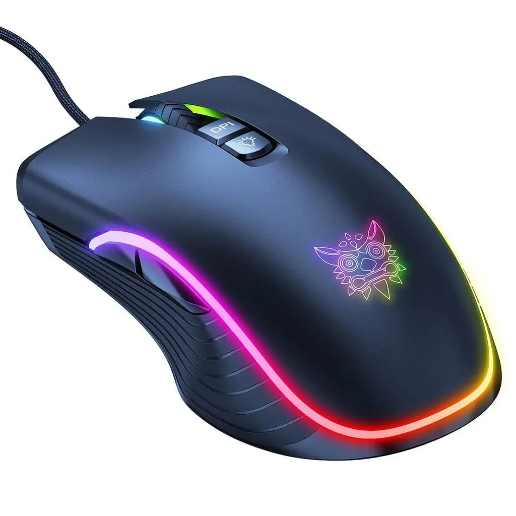 Миша ігрова Onikuma CW908 Gaming RGB підсвітка чорна - фото 4