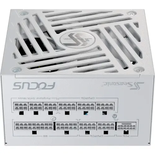 Блок живлення 1000 Вт, Seasonic Focus GX ATX 3.1, White, модульний (FOCUS-GX-1000-ATX31-WHITE) - фото 2