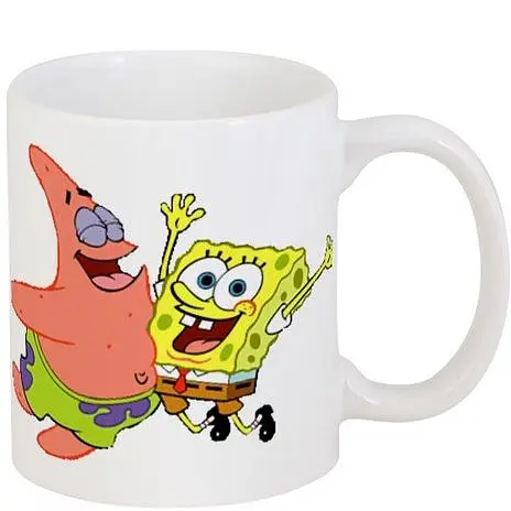 Кухоль GeekLand SpongeBob SquarePants CP 03.168 330 мл білий - фото 3