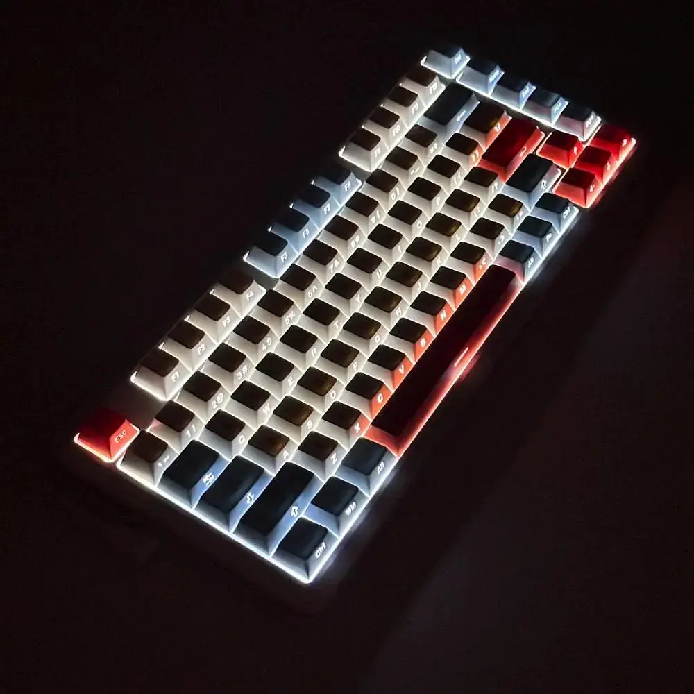 Игровая механическая клавиатура Kondor Orion Nova / Проводное подключение / Grey Silent Switch / White - фото 5
