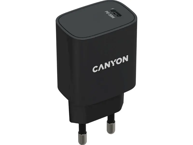 Мережевий зарядний пристрій Canyon H-20 (CNE-CHA20B02)