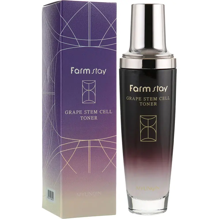 Тонер для лица FarmStay Grape Stem Cell Toner, с фитоствольными клетками винограда, 130 мл - фото 3