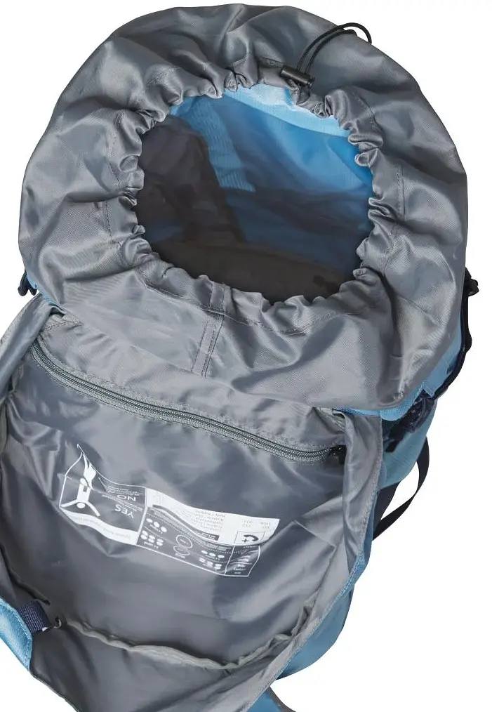 Рюкзак туристичний Crivit 40L 30x24x70 см поліестер Блакитний - фото 6