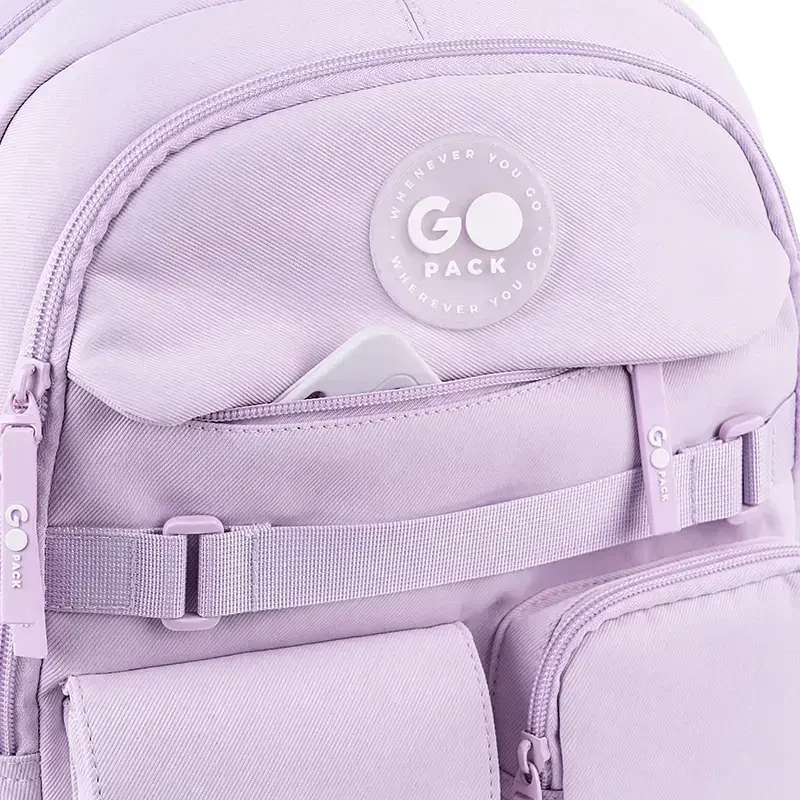 Рюкзак "GoPack" Education 2від. 4карм. бузковий №GO26-183M-1 - фото 7