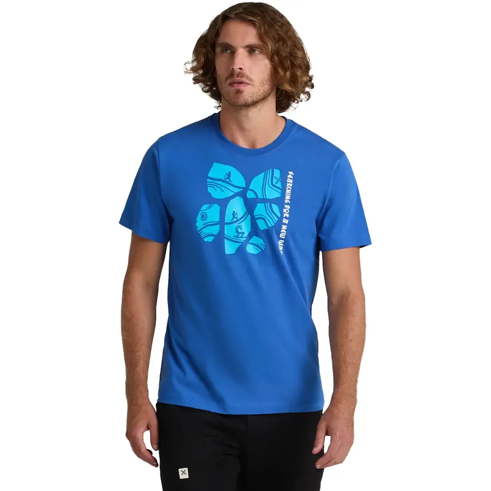 Футболка Montura Limestone T-Shirt 2XL Blue - фото 5