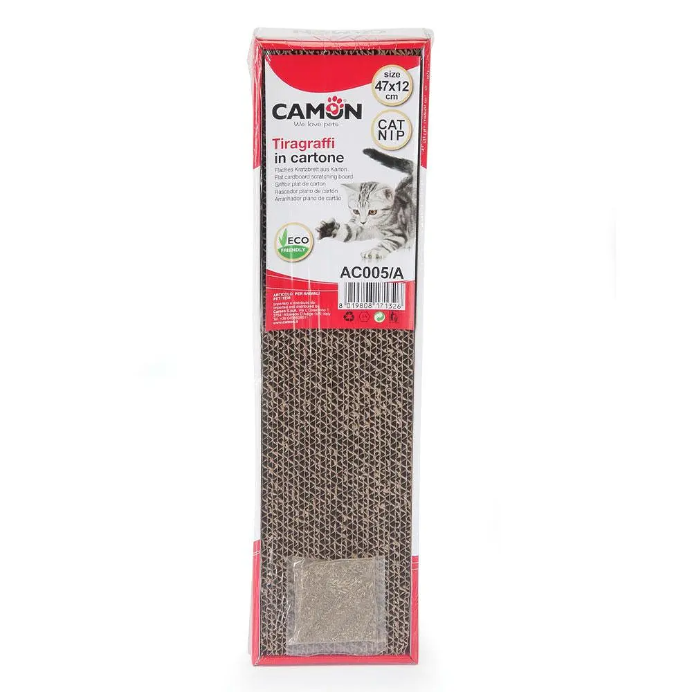 Дряпка для котів Cardboard гофрований картон, 48×12 см