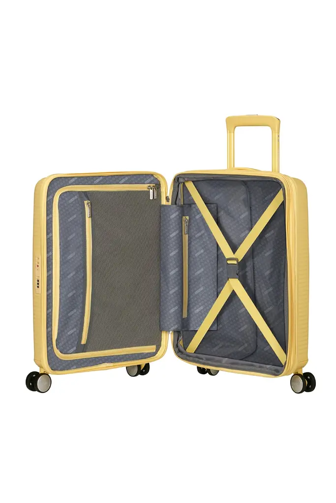 Валіза American Tourister SOUNDBOX 55 см PASTEL YELLOW 55x40x20(23) 32G*16001 - фото 2