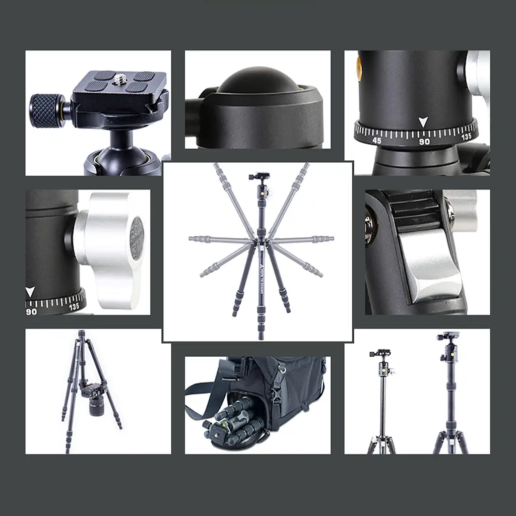 Штатив Vanguard Vesta TB 204ABS (Vesta TB 204ABS), Чорний - фото 7