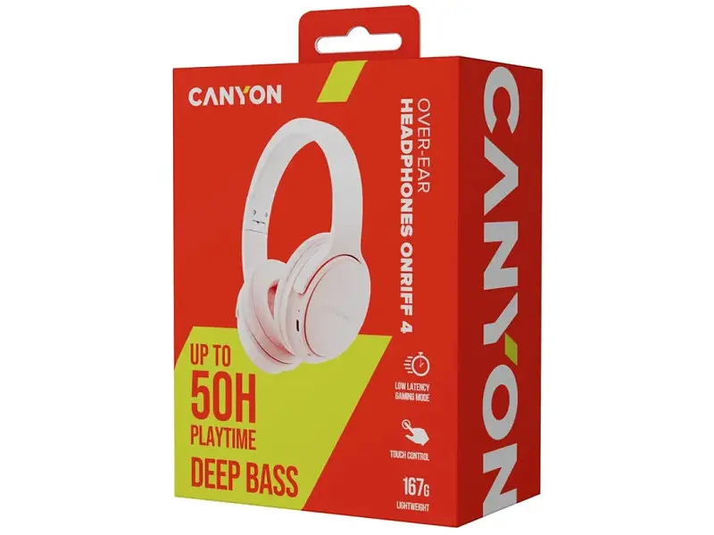 Навушники Canyon OnRiff 4 Pink (CNS-CBTHS4P) - фото 5