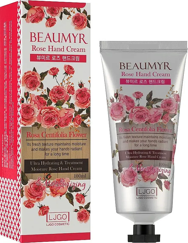 Крем для рук Juno Beaumyr Rose з екстрактом троянди