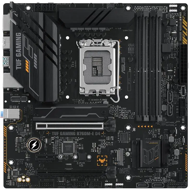 Материнська плата Asus TUF Gaming B760M-E D4 Socket 1700 - фото 2