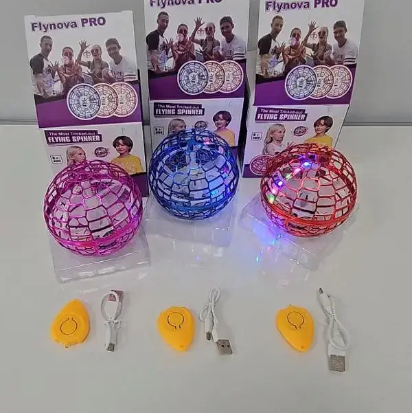 Літаючий шар-спіннер FlyNova Pro Gyrosphere з LED підсвічуванням  - фото 3