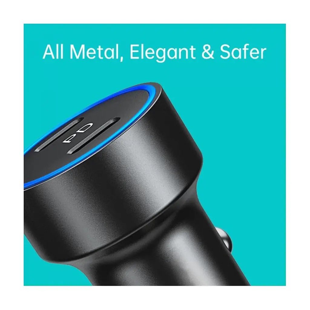 Зарядное устройство для Choetech car 2хUSB-C 40W PD black (С0054-BK) - фото 5