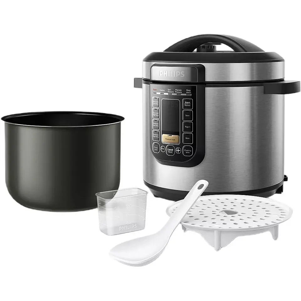 Мультиварка Philips Viva Collection 1300 Вт чорна (HD2237/41) - фото 3