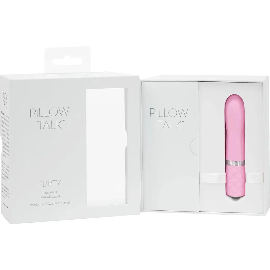 Роскошный вибратор Pillow Talk - Flirty Pink с кристаллом Сваровски - фото 10