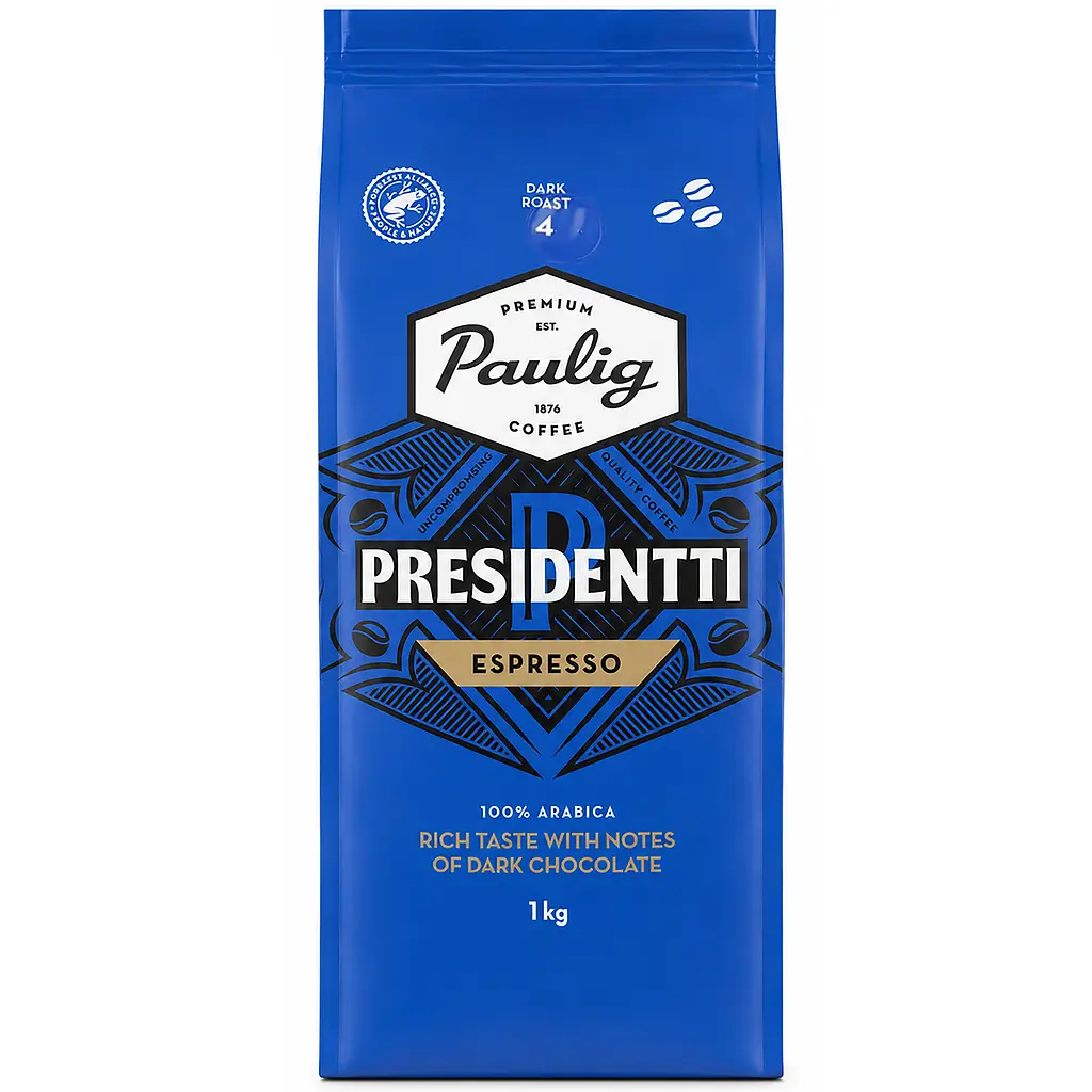Кава в зернах Paulig Presidentti Espresso 1 кг - фото 2