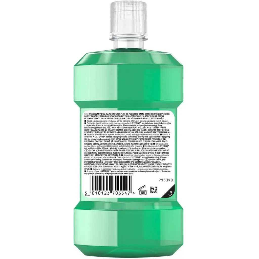 Ополіскувач для ротової порожнини Listerine Сплеск свіжості 500 мл - фото 3