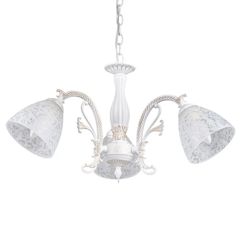 Люстра подвесная Brille классическая E27 60W WH (BKL-486S/3) - фото 6