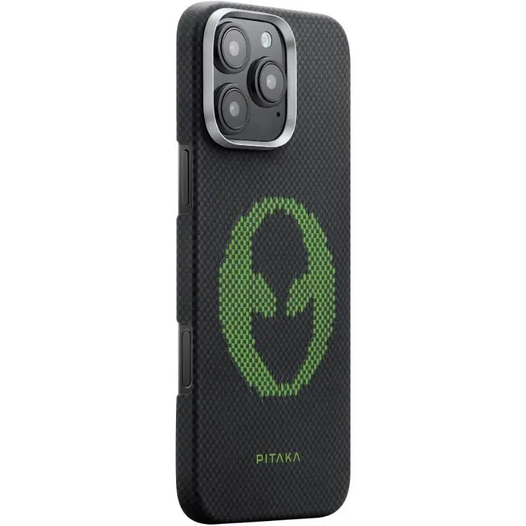 Чохол Pitaka MagEZ Tactile Woven Aries для Apple iPhone 16 Pro Alien [KI1601AL] [136820] - фото 2