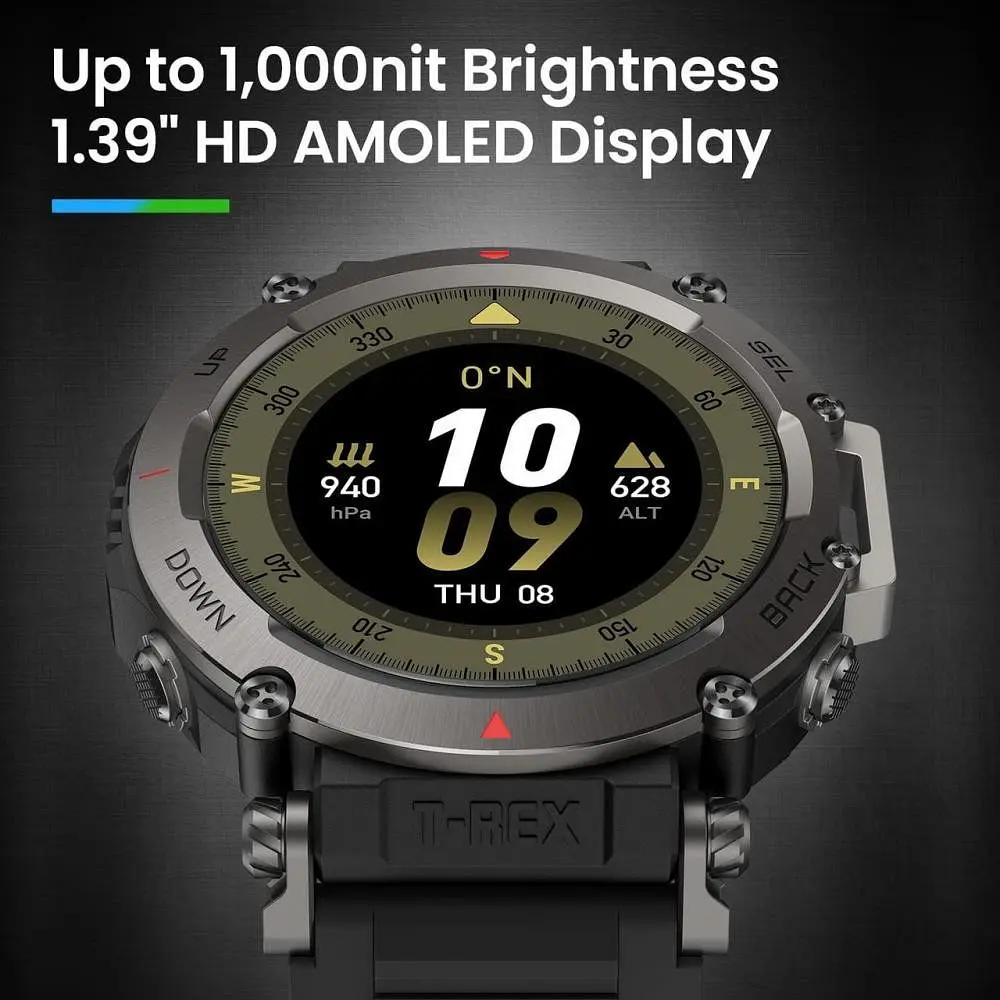 Смарт-часы Amazfit T-Rex Ultra Abyss Black - фото 5