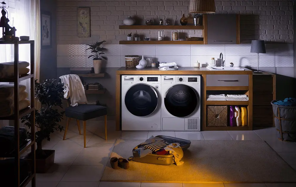 Пральна машина Beko фронтальна 9кг 1400 A+++ 55см дисплей SMART ПАР інв. білий - фото 2
