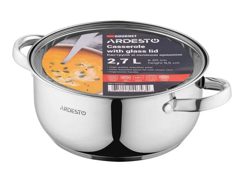 Кастрюля Ardesto Gemini Gourmet 2.7 л (AR1926BC) - фото 2