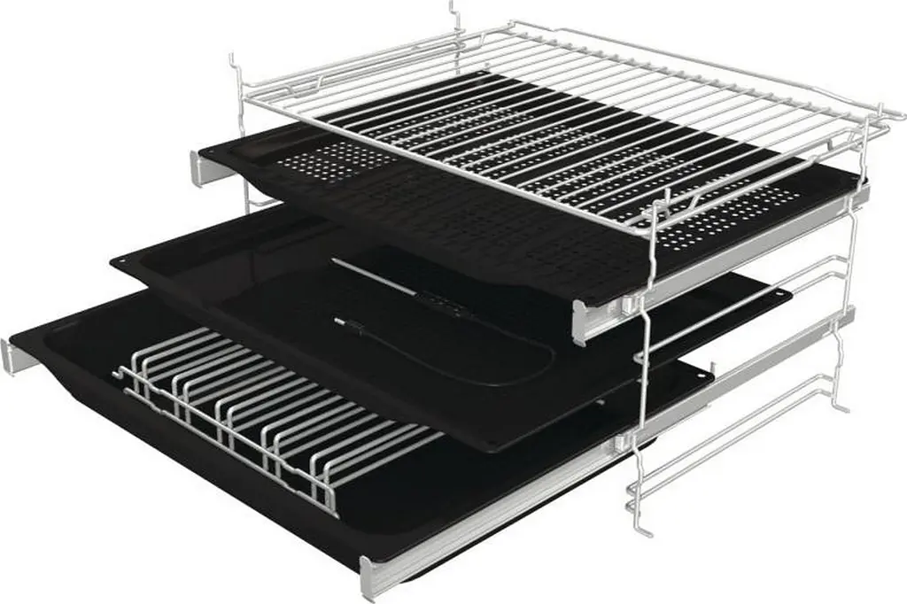 Духова шафа Gorenje електрична 77 л, A+, пара, дисплей, готування на різних рівнях, нержавіюча сталь - фото 9