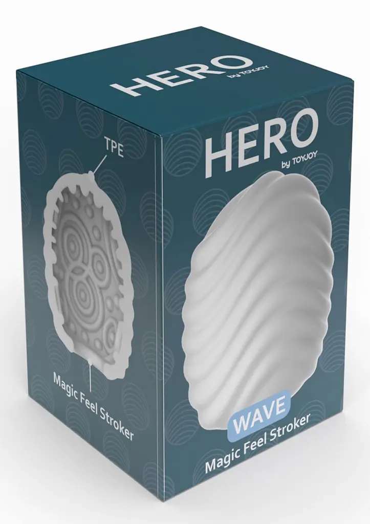 Мастурбатор Hero Wave (белый) - фото 9