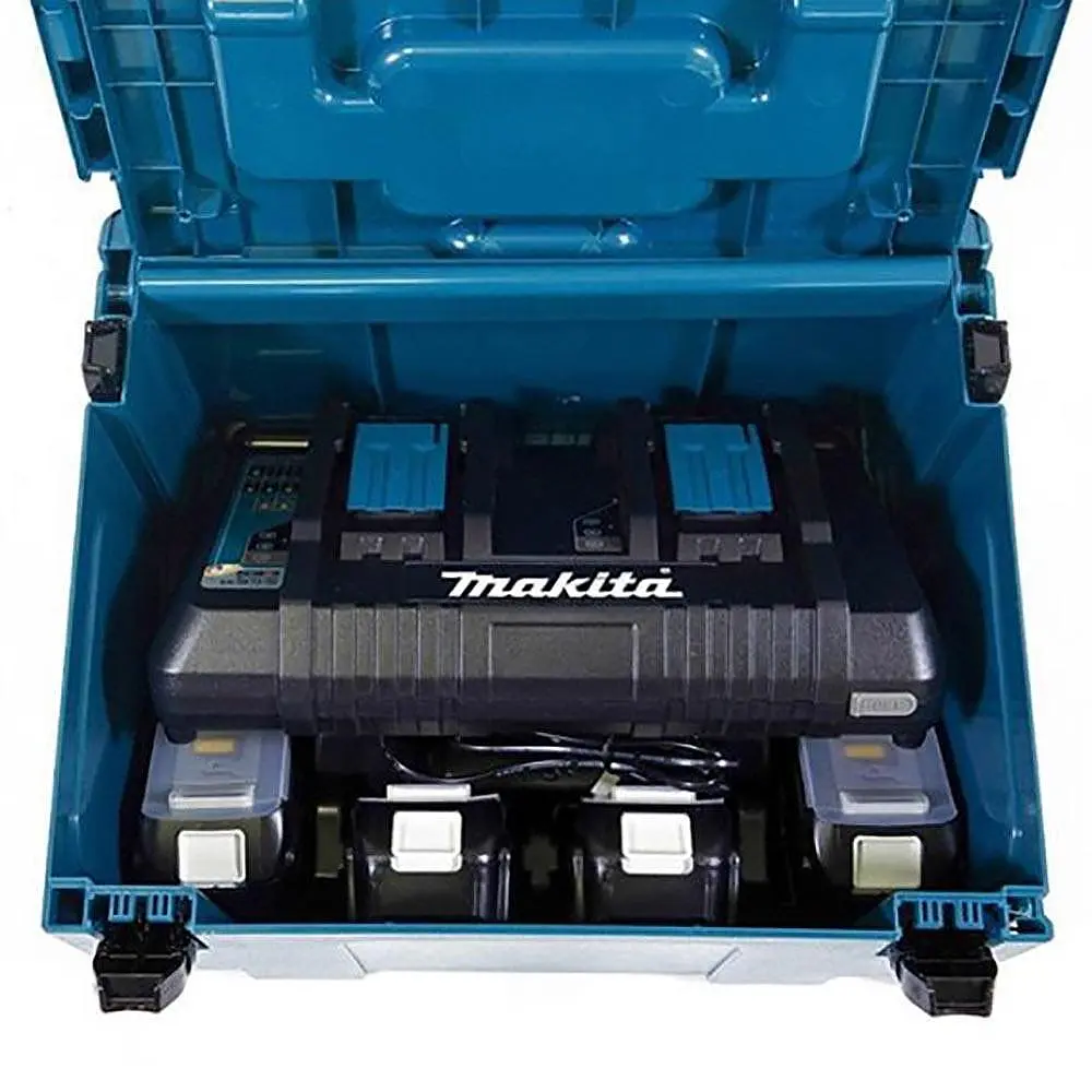 Вкладка 839205-3 для кейса Makita Makpac №3 (для зарядного пристрою DC18RD та 4-х акумуляторів) - фото 7