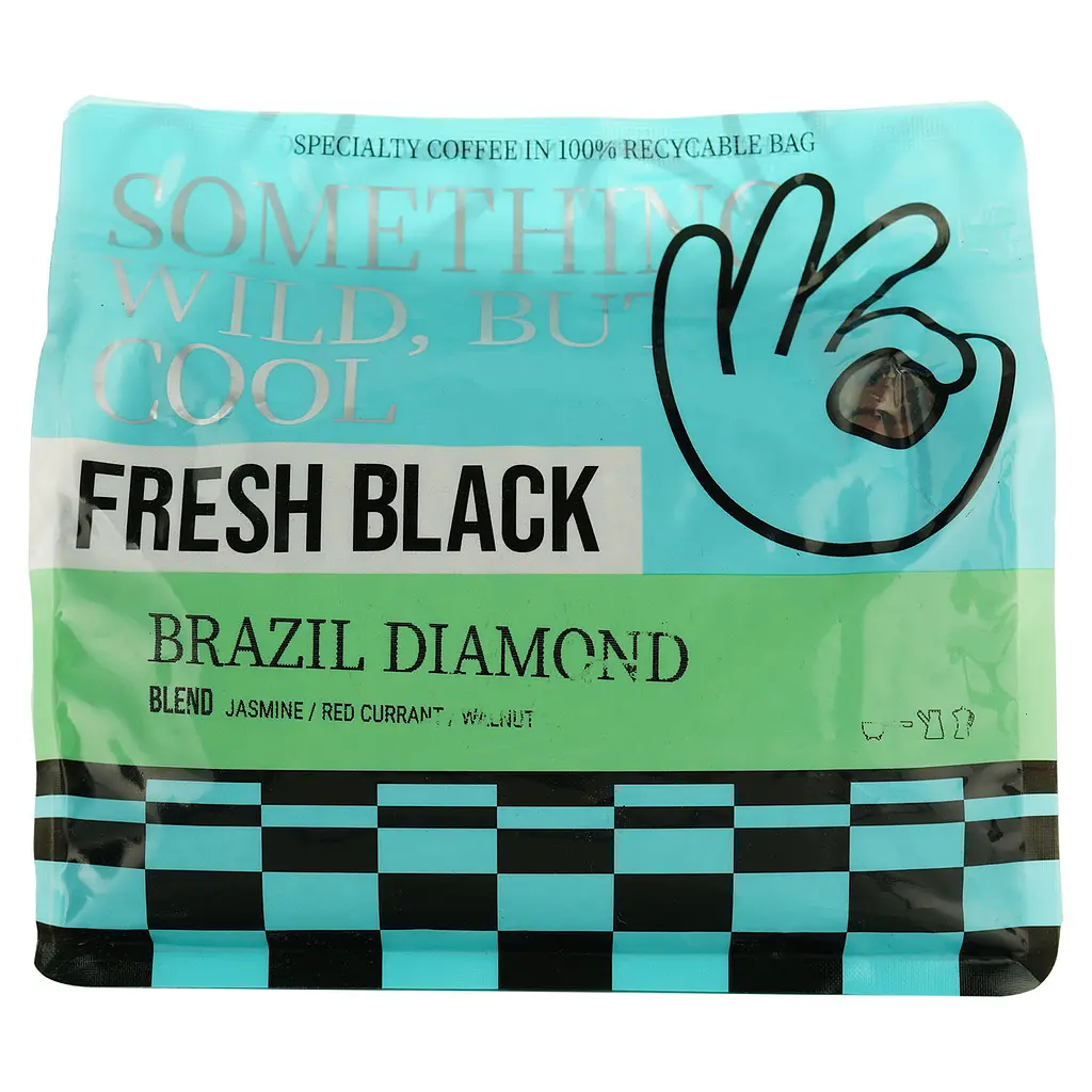 Кава в зернах Fresh Black Brazil 1 кг - фото 2