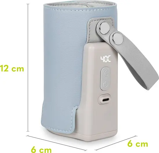 Подогреватель бутылочек Lionelo Thermup Go Plus Blue Sky Портативный голубой (LOC-THERMUP GO PLUS BLUE SKY) - фото 2