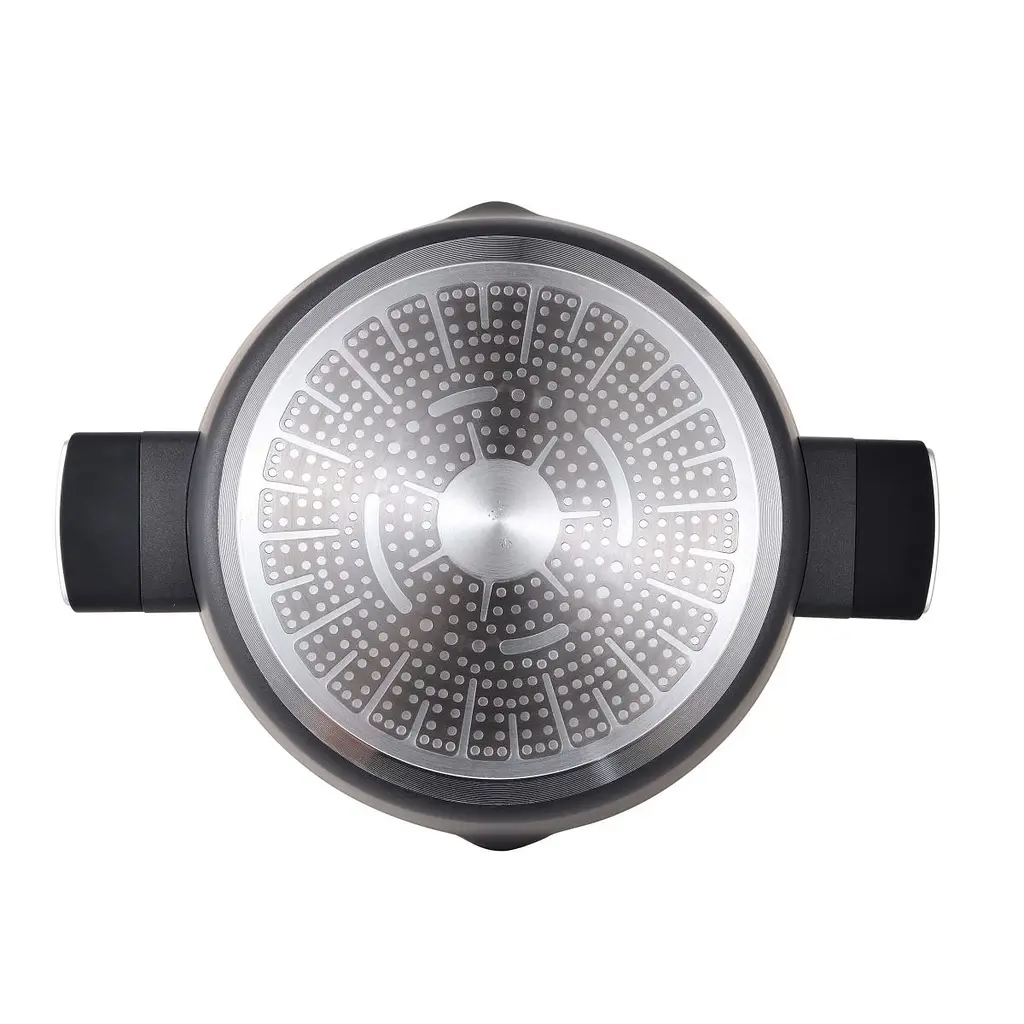 Каструля з кришкою Bergner Ion plus 28 см 6 л (BG-35912-BK) - фото 3