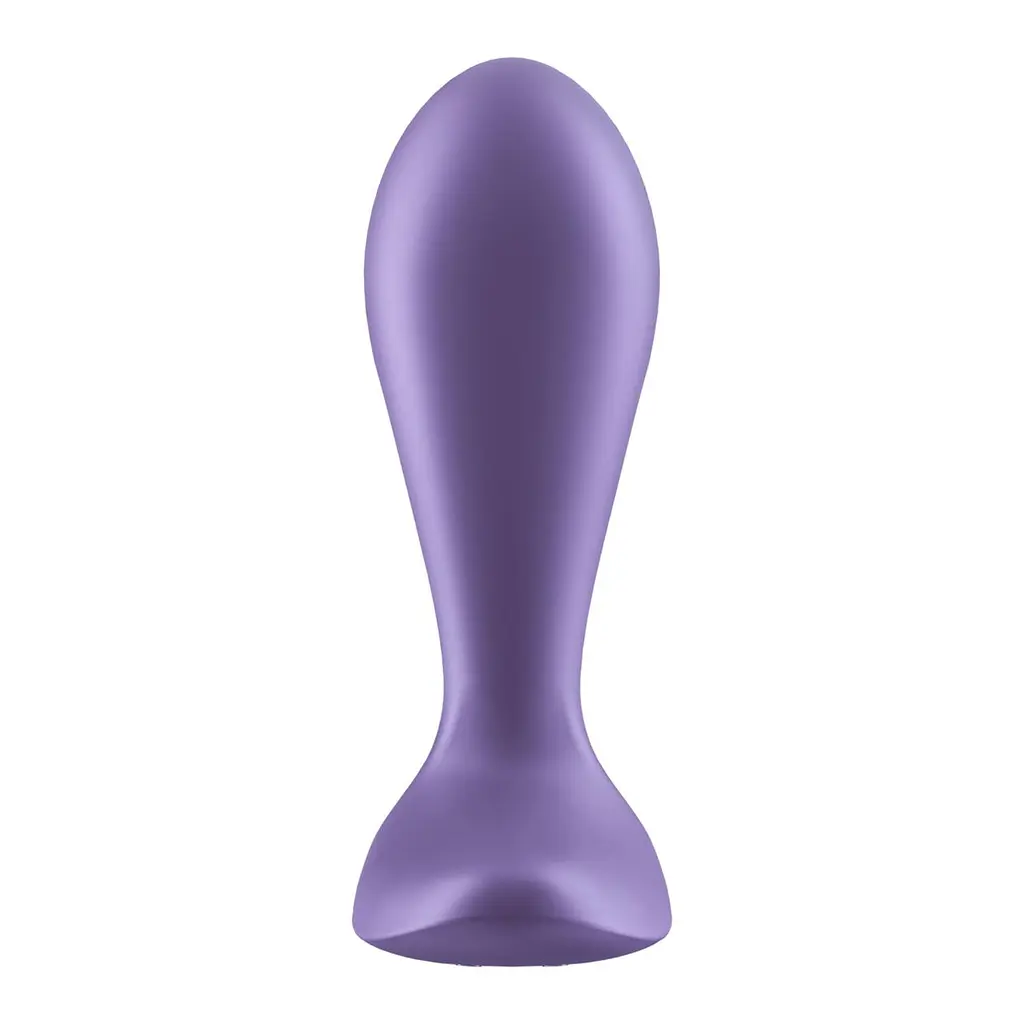 Анальна пробка Satisfyer Intensity Plug Purple силіконова водонепроникна вібропробка з 12 режимами - фото 6