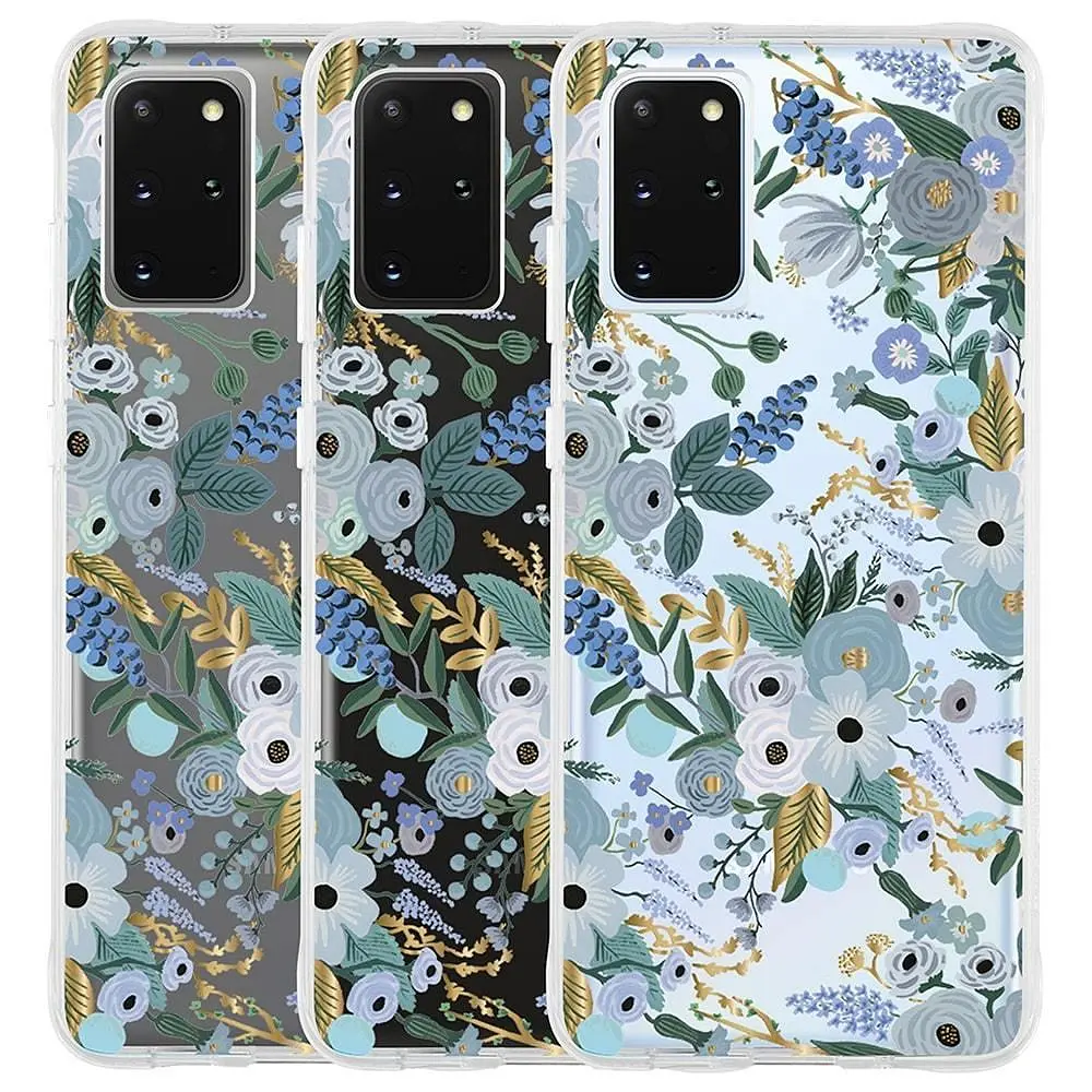 Протиударний чохол Case-Mate Rifle Paper Co Ultra Hybrid для Samsung Galaxy S20 Plus (6.7") Blue Flowers - фото 2