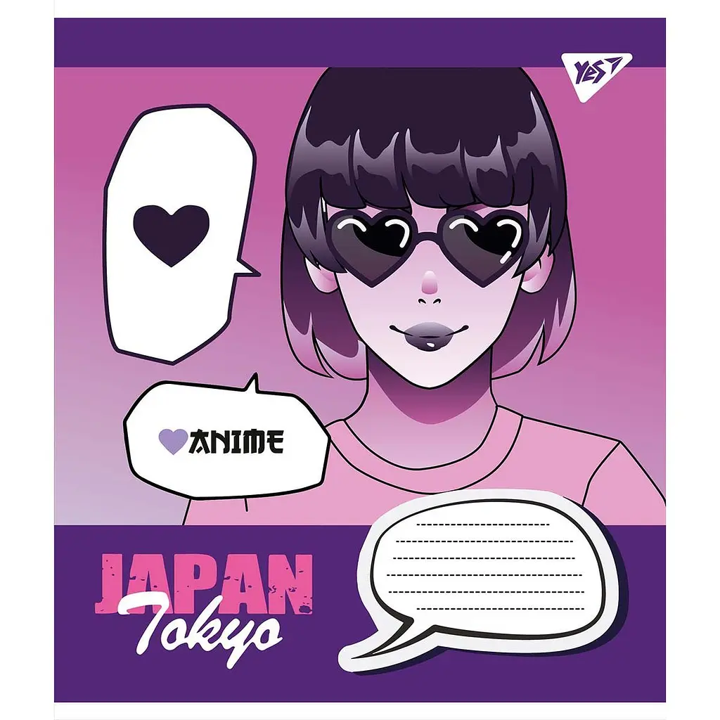 Набір зошитів загальних Yes Japan Tokyo А5 в косу лінію 12 аркушів 25 шт. (766306) - фото 3