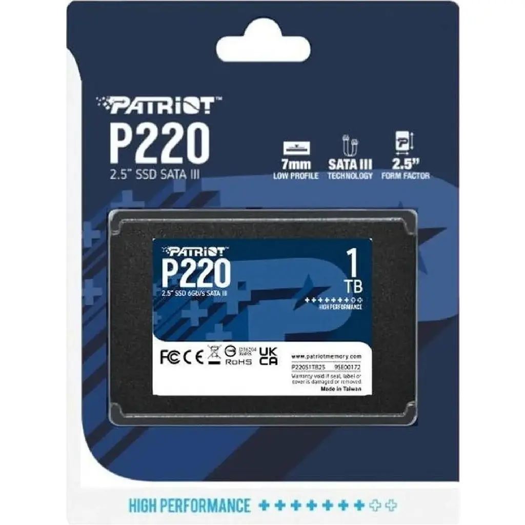 SSD накопичувач Patriot P220 1TB (P220S1TB25) [119377] - фото 4