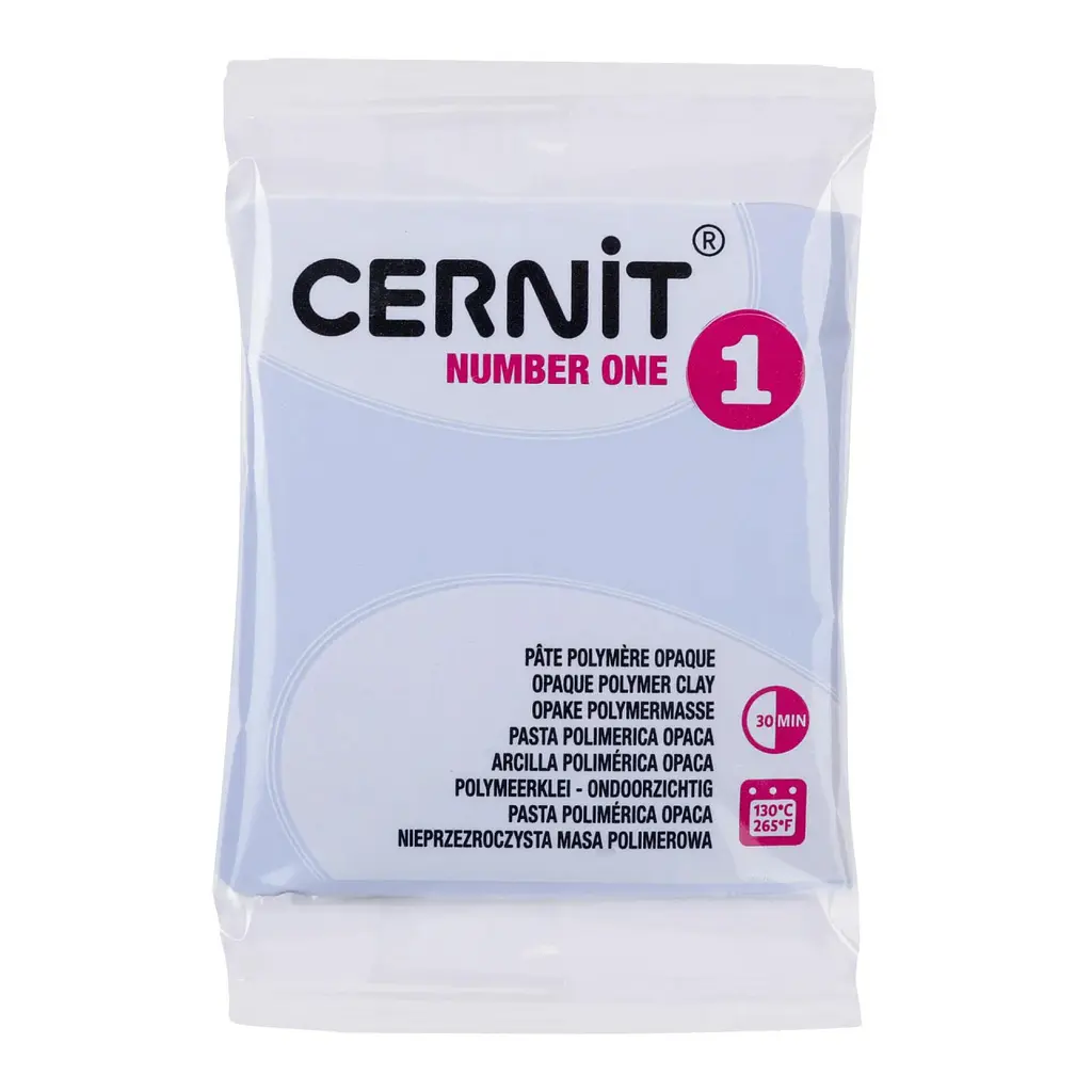 Полімерна глина Cernit Number One, 56 г., Пастельний Блакитний, (CE0900056259C)