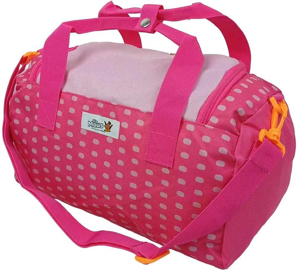 Сумка спортивна дитяча Hanson Die Maus Sporttasche 18 л 37x22x17 см поліестер рожева - фото 5