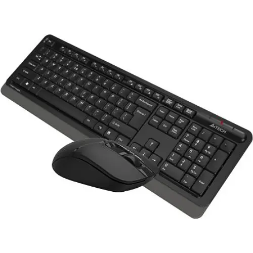 Комплект (клавіатура + миша) A4Tech Fstyler FG1012S, комплект бездротовий клавіатура з мишою, колір чорний (FG1012S (Black)) - фото 4