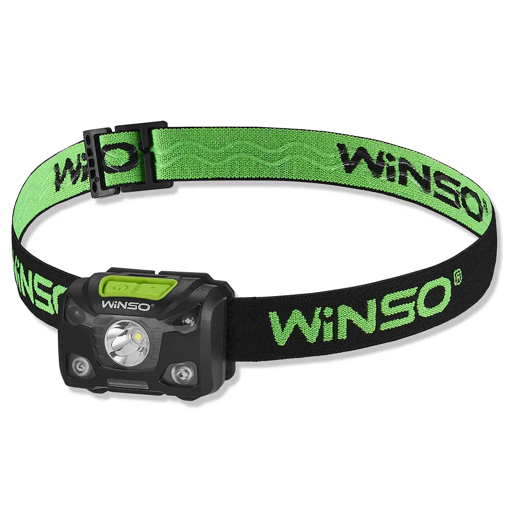 Ліхтар налобний Winso Pro 250Lm, 5W XPG, 3xAAA/1200mAh в комплекті, з сенсором білий/червоний(751200)