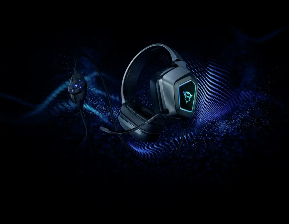 Гарнітура ігрова Trust GXT450 BLIZZ 71 RGB USB Black (23191_Trust) - фото 6