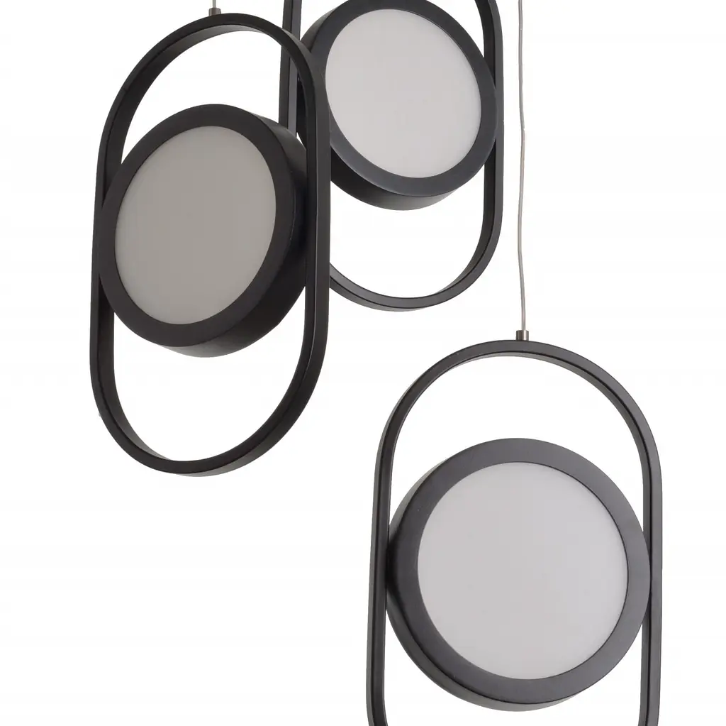 Люстра Brille лофт підвісна LED 32W NW BK (BL-886S/3) - фото 10