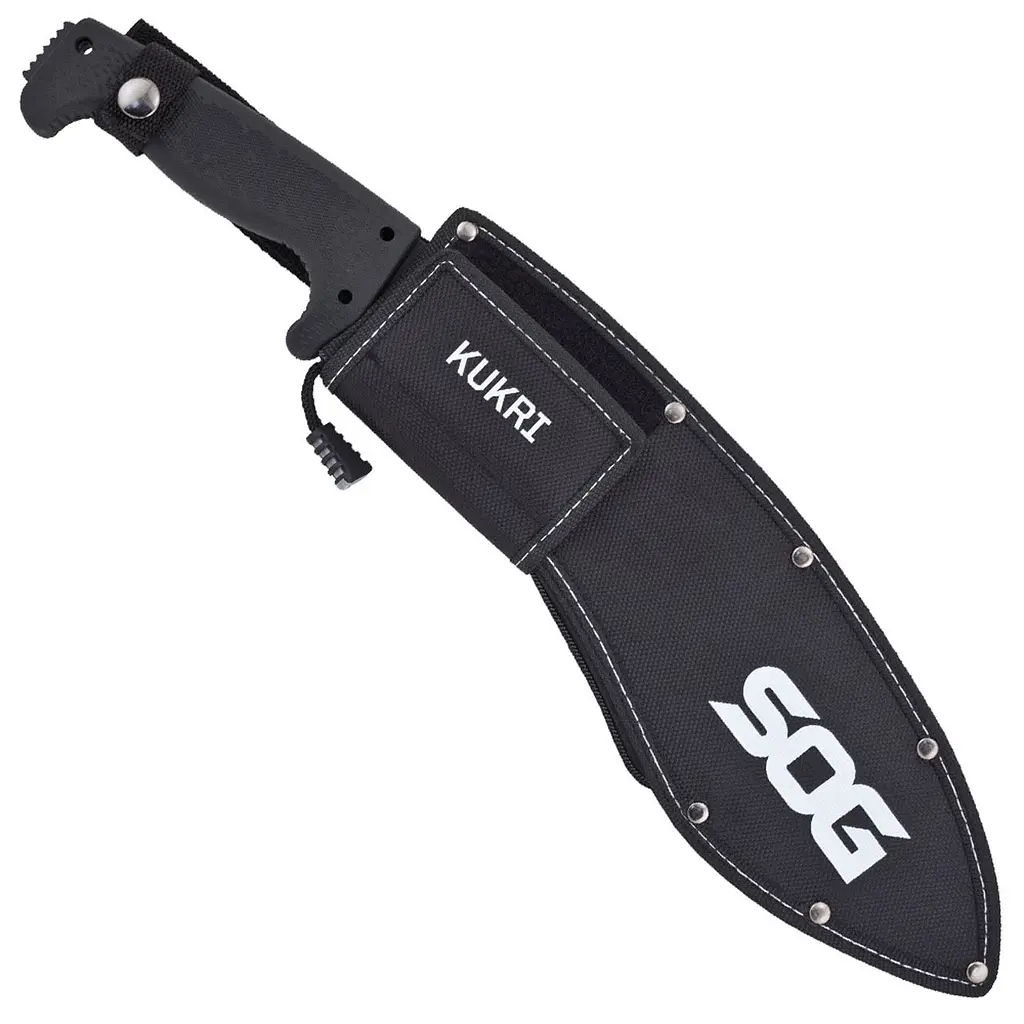 Мачете Sog SOGfari Kukri Machete Черный - фото 4