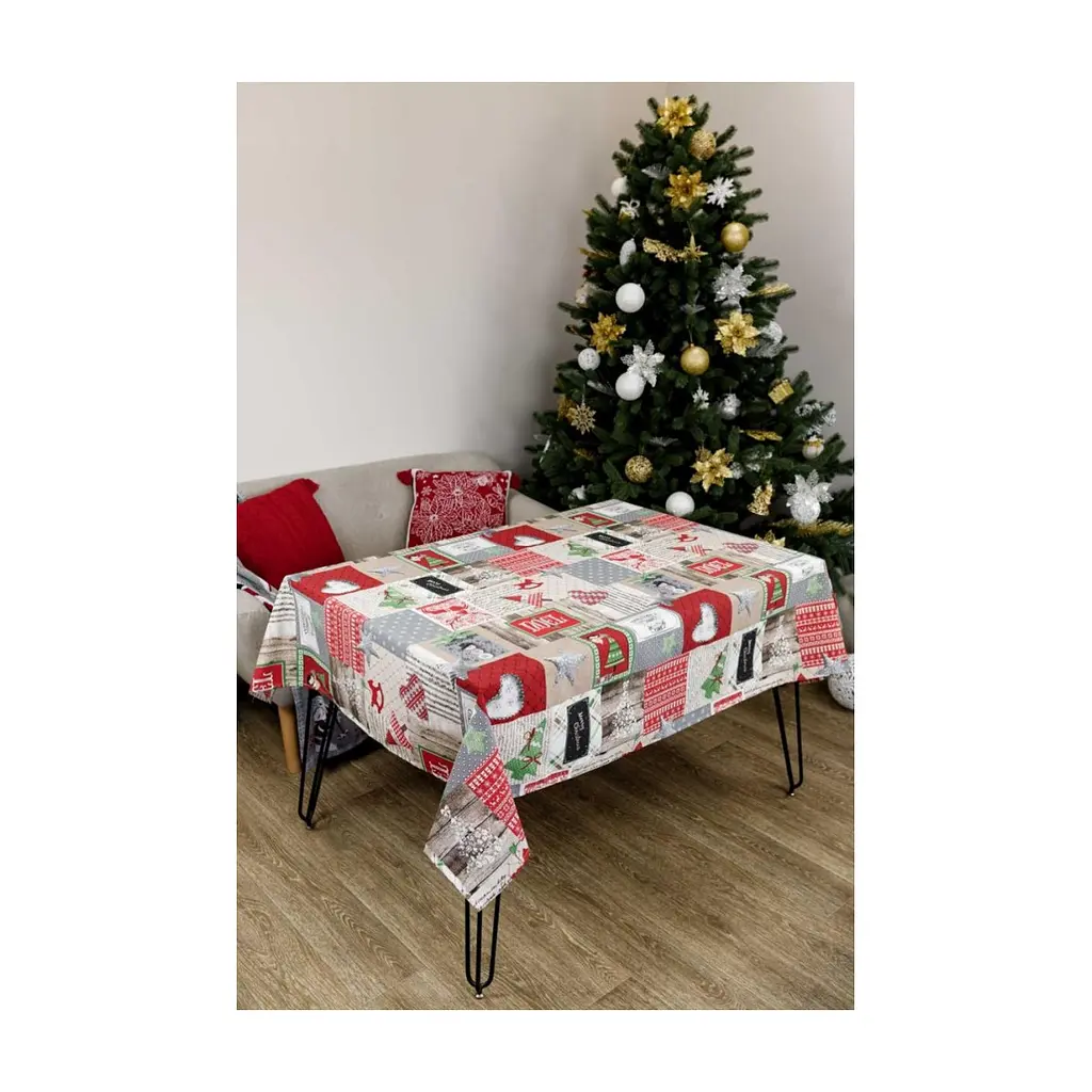 Скатертина Прованс Merry Christmas 120x132 см (4823093451414) - фото 6