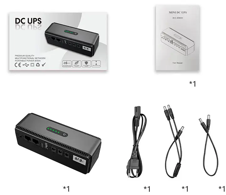 Источник бесперебойного питания Yepo Smart DC-UPS 10400mAh DC-5V/9V/12V (RU-112485) - фото 3