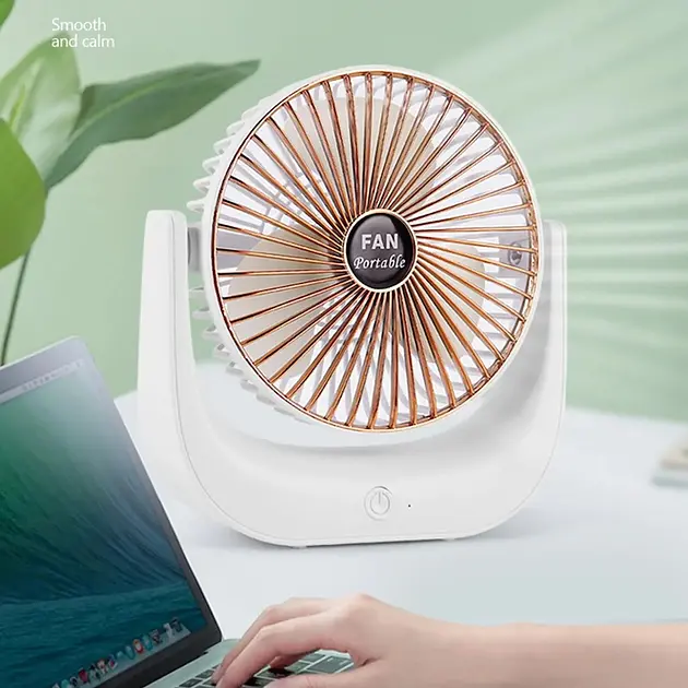 Портативний вентилятор настільний міні ручний Portable Fan AND LY-853 - фото 4