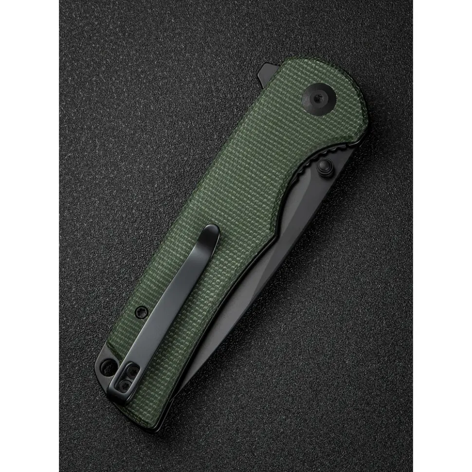 Ніж складаний туристичний Sencut Praktisk, (9.1 см) 9Cr18MoV / Micarta темно-зелений - фото 13