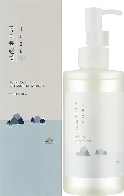 Гідрофільна олія для обличчя Round Lab 1025 Dokdo Cleansing Oil 200 мл - фото 2