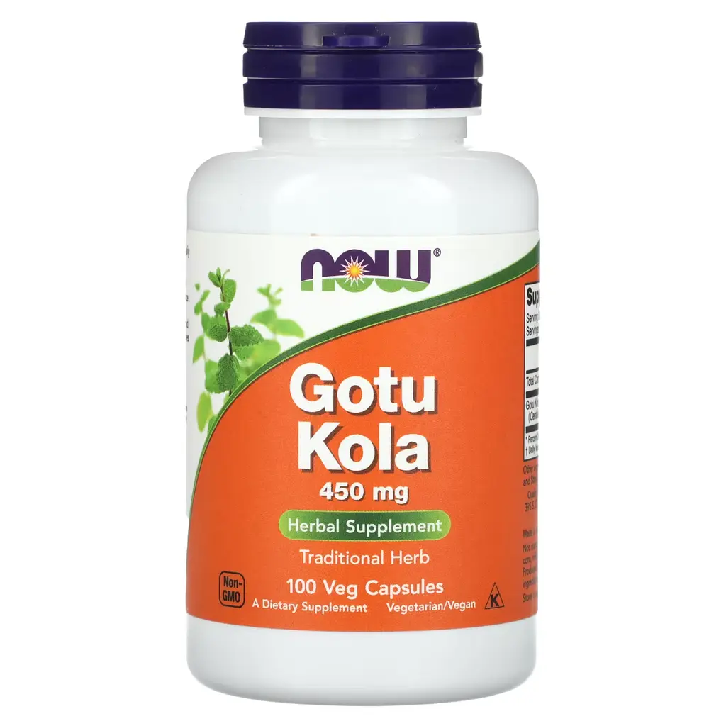 Готу Кола Gotu Kola 450 мг - 100 вег. капсул