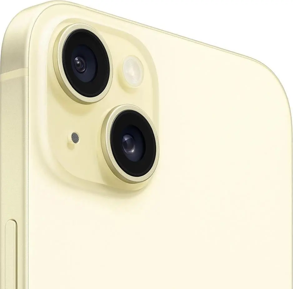 Смартфон Apple iPhone 15 256GB Yellow (MTP83) - фото 4